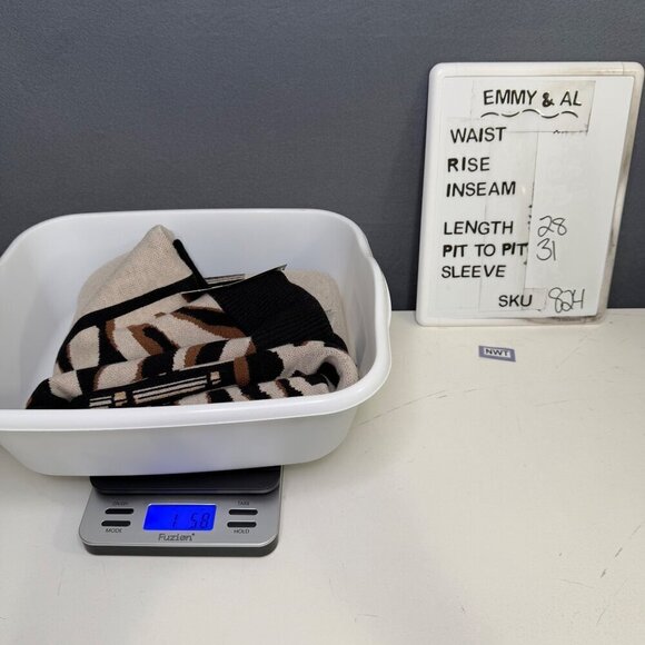 Chicos Mixed Print Faux Suede Trim Ruana Size XXS/XS Oversized Layer Sweater NEW - Picture 12 of 15